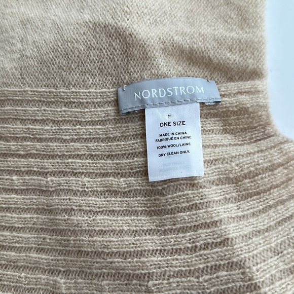 Nordstrom Wool Scarf, Wrap, Shawl - Picture 4 of 4